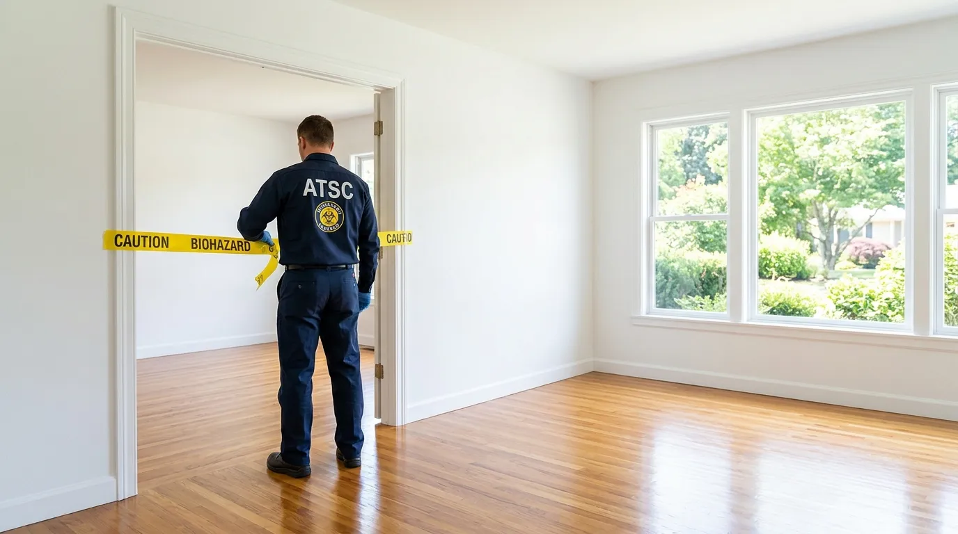 Certified biohazard cleanup crew performing Crime Scene Cleanup in Chester